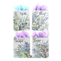 Mother'S Day-Extra Large Gathered Greens Printed Bag, 4 Designs