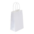 Narrow Medium White Gift Bag