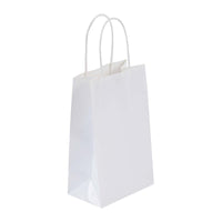 Narrow Medium White Gift Bag
