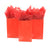 Narrow Medium Red Gift Bag