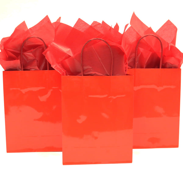 Euro Medium Red Gift Bag