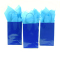 Narrow Medium Royal Blue Gift Bag