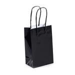Narrow Medium Black Gift Bag