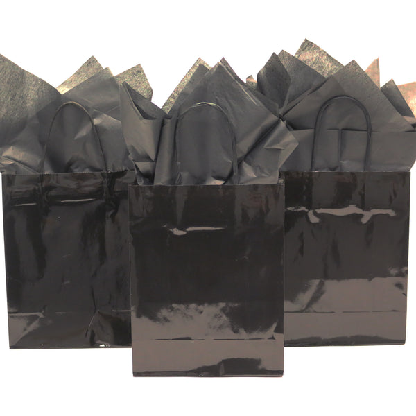 Black Gift Tissue Paper, 10 Sheets