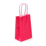 Narrow Medium Hot Pink Gift Bag
