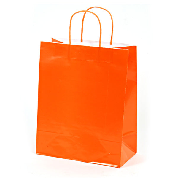 Large Orange Gift Bag