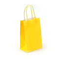 Narrow Medium Neon Yellow Gift Bag