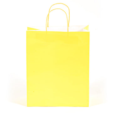 Euro Medium Neon Yellow Gift Bag