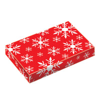 1Pk Extra Large Christmas Whimsy Foldable Gift Box 20" X 14" X 4, 3 Designs