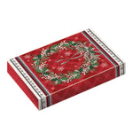 1Pk Extra Large Christmas Whimsy Foldable Gift Box 20" X 14" X 4, 3 Designs