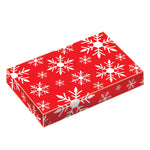 3Pk Medium Christmas Whimsical Foldable Gift Box, 14.75" X 9.5" X 2", 6 Designs