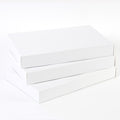 Medium Embossed White Boxes, 3Pk