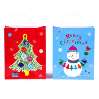 Small Snowflakes & Snowmen Printed Bag, 4 Designs
