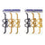 6Ct Graduation Paper Glasses, 2 Designs