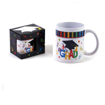 11Oz Graduation #Grad/Way To Go Grad Boxed Mug