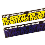 Graduation-4' Grads On The Loose Banner 4' X 6.5", 3 Colors