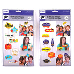 8Ct Graduation Photo Props With Hot Stamping, 2 Assortments