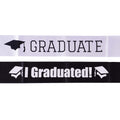 Graduation Sash 62"L X 3.75"W, 2 Assortments