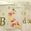 Extra Large Big Flower Birthday Bag Hot Stamp , Matte, 4 Designs