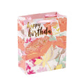 Large Big Flower Birthday Bag Hot Stamp, Matte, 4 Designs