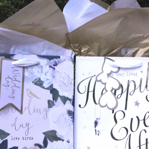 Large Glorious Wedding Hotstamp Matte Bag, 4 Designs