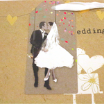 Large Glorious Wedding Hotstamp Matte Bag, 4 Designs