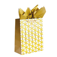 Large Criss Cross Embossed Hot Stamp Bag, 4 Colors