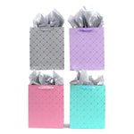 Large Fishnet Diamond Hot Stamp Bag, 4 Colors
