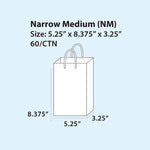 Narrow Medium Red Gift Bag