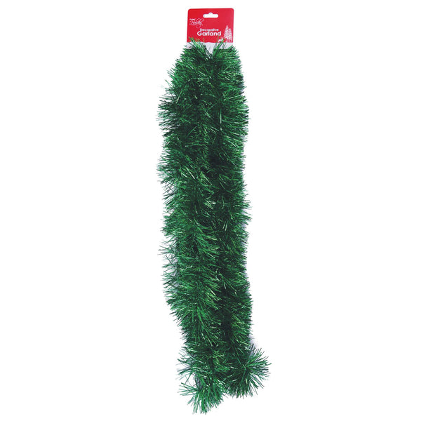 Christmas-9Ft 3" 8Ply Tinsel, 4 Colors