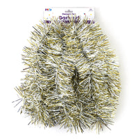 8Ft 4" 4Ply Silver/Gold/White Celebration Tinsel