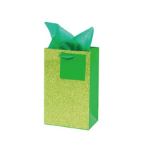 Narrow Medium "Marvelous" Glitter Glossy Bags, 4 Colors