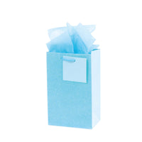 Narrow Medium "Marvelous" Glitter Glossy Bags, 4 Colors