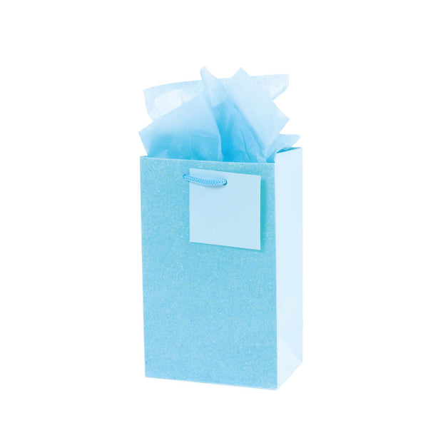 Narrow Medium "Marvelous" Glitter Glossy Bags, 4 Colors