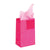 Narrow Medium "Glowing" Glitter Glossy Bags, 4 Colors