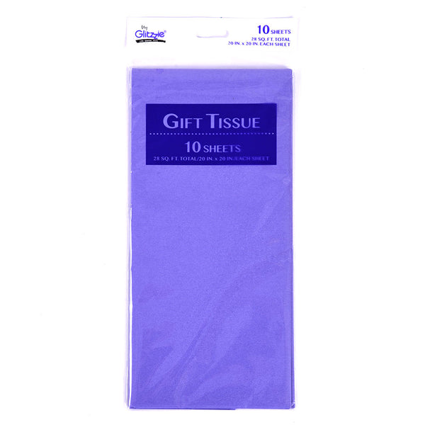 My Glitzzie Light Purple/Lavender Gift Tissue, 10 Sheets