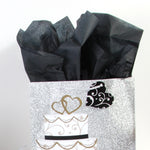 My Glitzzie Black Gift Tissue Paper, 10 Sheets