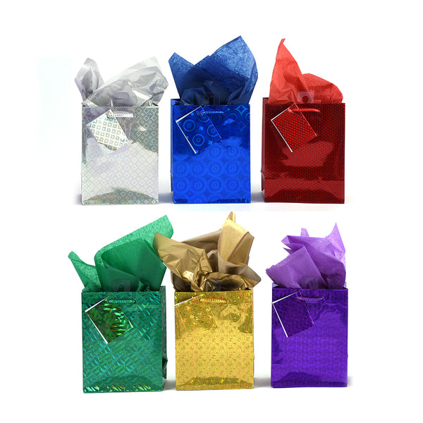 Small Gift Bags, "Hologram Color Shine"