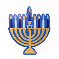 12"X10.5" Hanukkah Hanging Plaques With Glitter, 2 Designs