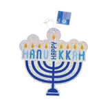 12" Hanukkah Hologram Hanging Decoration, 2 Designs