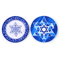 Christmas-11" Hanukkah  Round Plate, 2 Designs