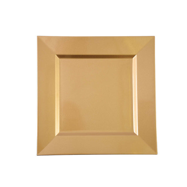 13" Square Charger Plate, 3 Colors