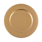 13" Round Charger  Plate, 3 Colors GOLD, SILVER, RED