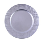 13" Round Charger  Plate, 3 Colors GOLD, SILVER, RED