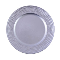 13" Round Charger  Plate, 3 Colors GOLD, SILVER, RED