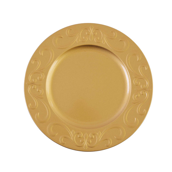 13" Round Charger Plate, 3 Colors
