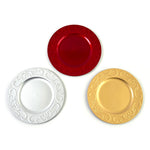 13" Round Charger Plate, 3 Colors