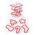 5Ct Christmas Cookie Cutters