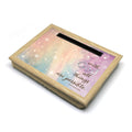 17" LAP DESK WITH SLOT AND 'ALL THINGS POSSIBLE' DESIGN IN A PDQ (4D/8)