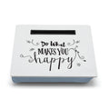 18" LAP DESK WITH SLOT AND 'MAKES YOU HAPPY' DESIGN IN A PDQ (4D/8)